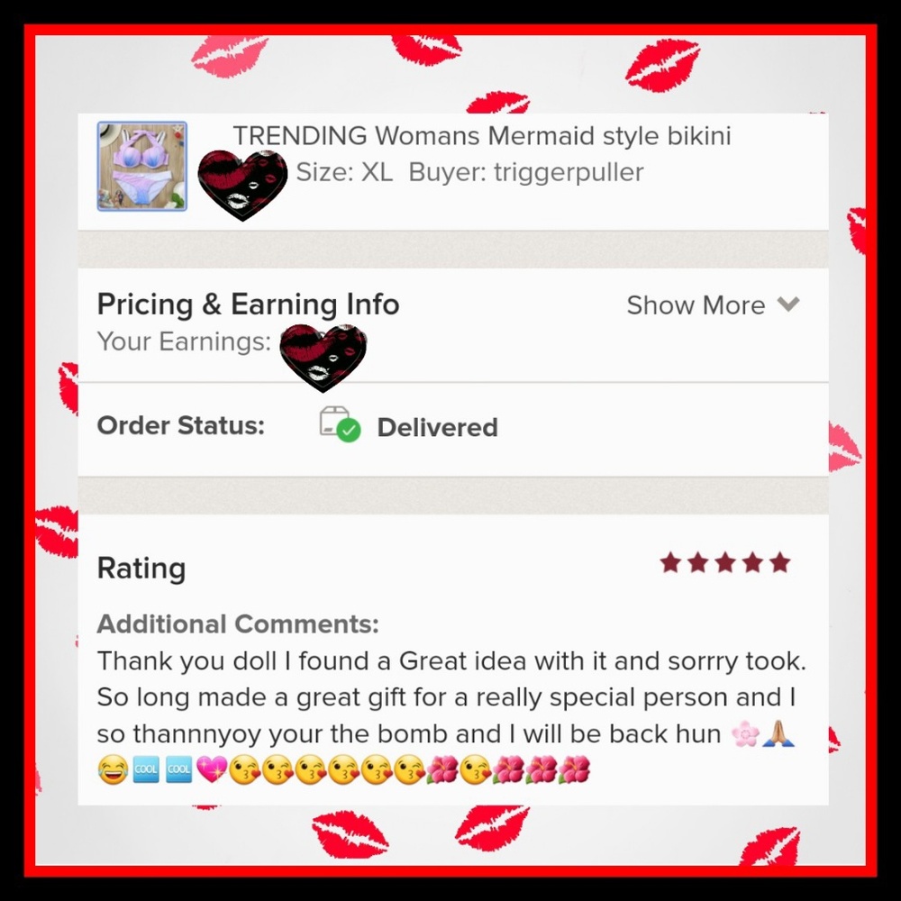 New TRENDING Womans Mermaid style bikini - Picture 3 of 3